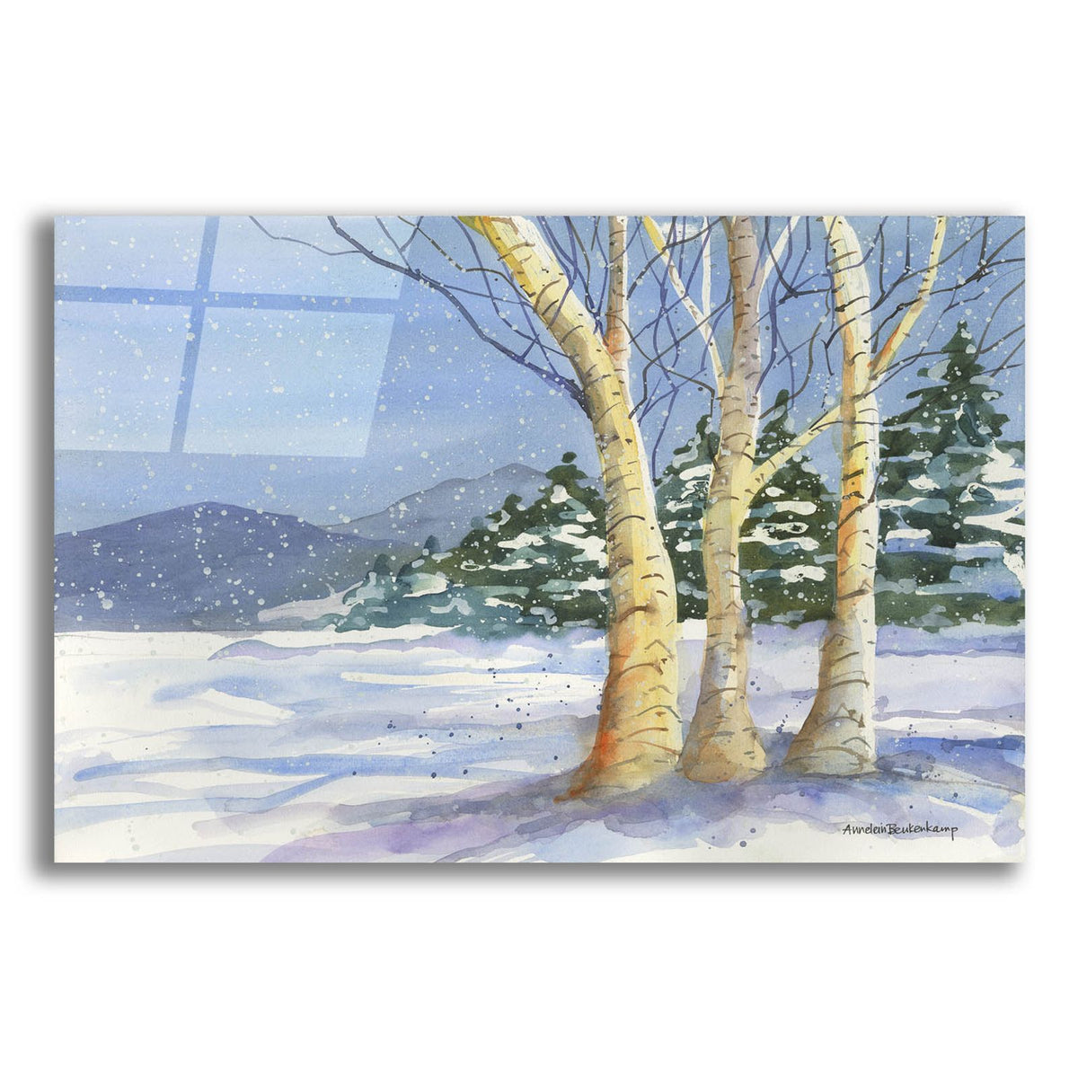 Birch 3 by Annelein Beukenkamp acrylic glass wall art