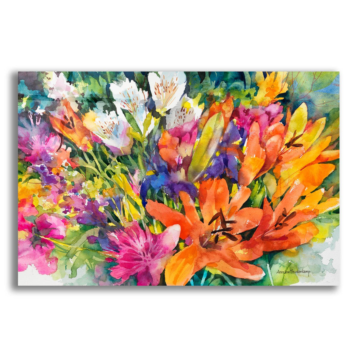 Blooming Group by Annelein Beukenkamp acrylic glass wall art
