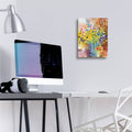 Blue Vase by Annelein Beukenkamp - 12x16 acrylic wall art in a room