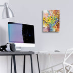 Blue Vase by Annelein Beukenkamp - 12x16 acrylic wall art in a room