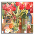 Epic Art 'Bottles & Blooms'  by Annelein Beukenkamp Acrylic Glass Wall Art,12x12