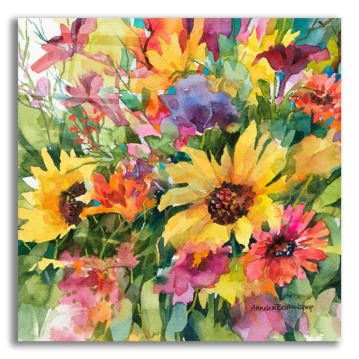 Color-coded by Annelein Beukenkamp acrylic glass wall art