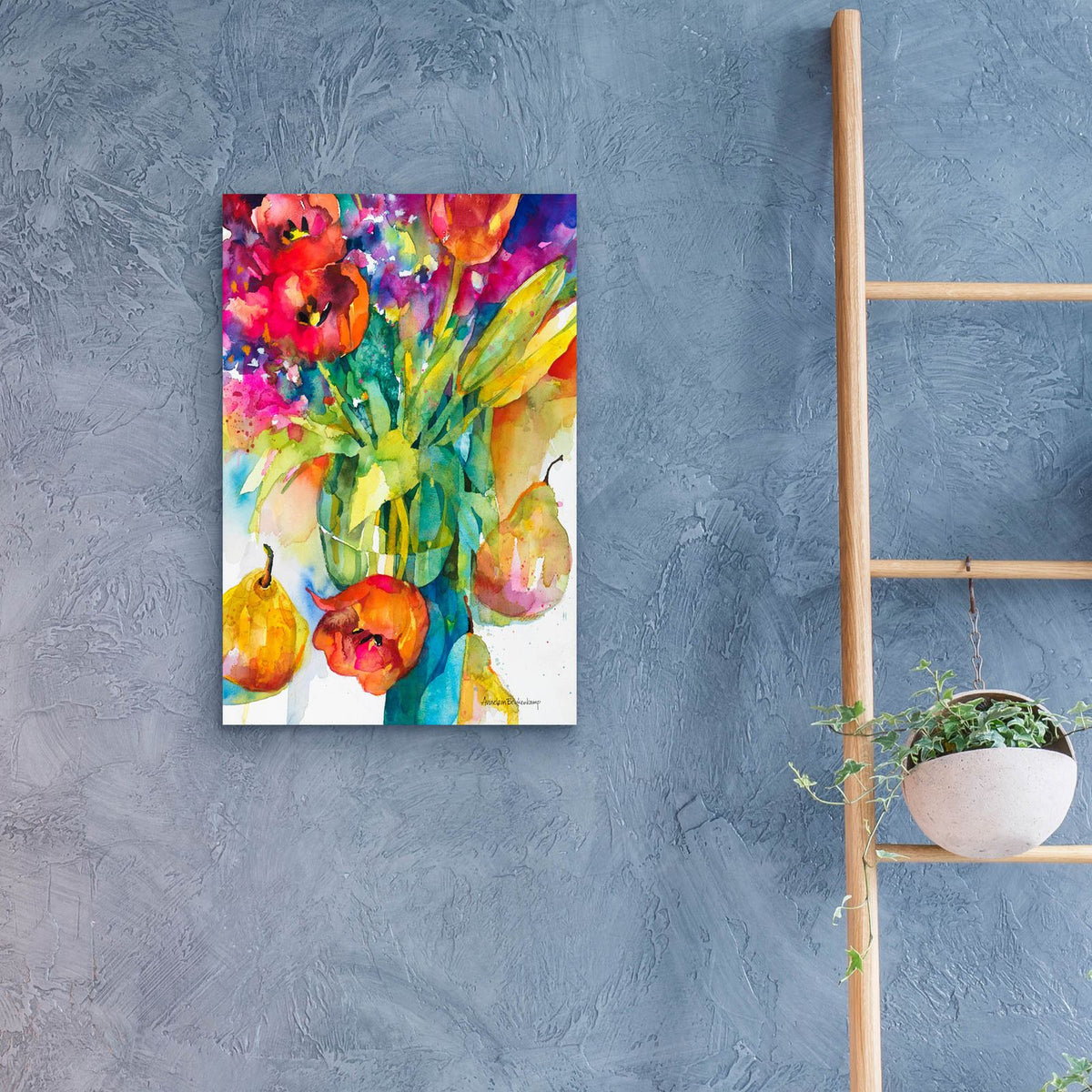 Curve Appeal by Annelein Beukenkamp - 16x24 acrylic wall art in a room