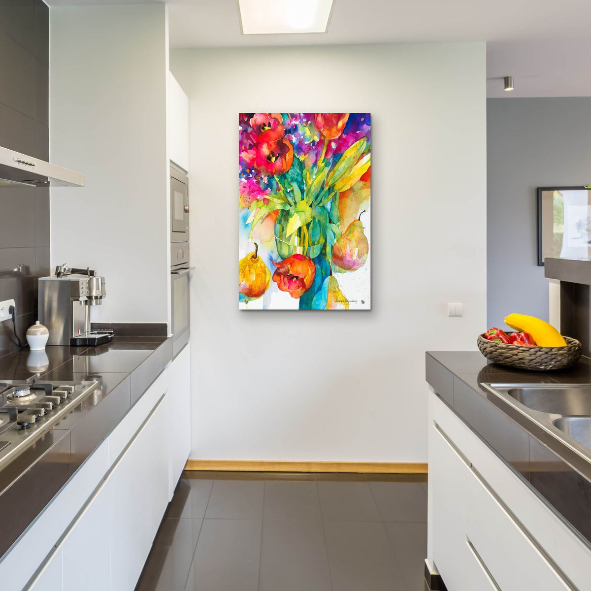 Curve Appeal by Annelein Beukenkamp - 24x36 acrylic wall art in a room