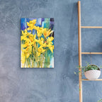 Daffodil Delight by Annelein Beukenkamp - 16x24 acrylic wall art in a room