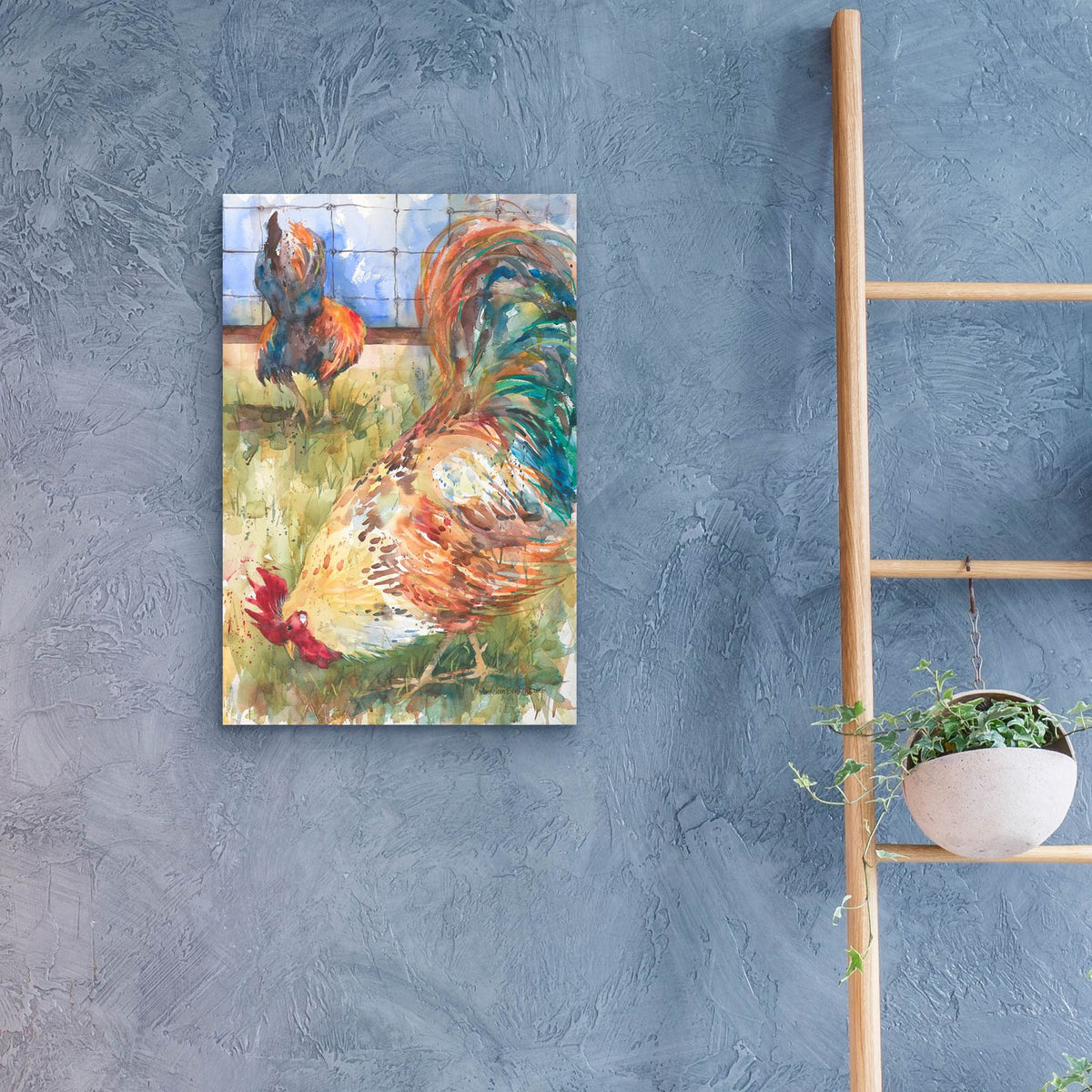 Double Trouble by Annelein Beukenkamp - 16x24 acrylic wall art in a room