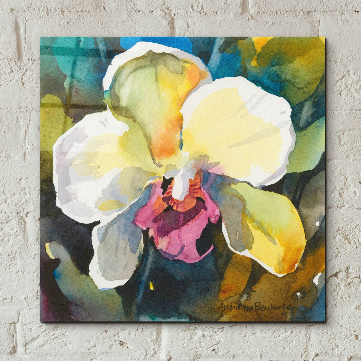 Elegance by Annelein Beukenkamp - 12x12 acrylic wall art in a room