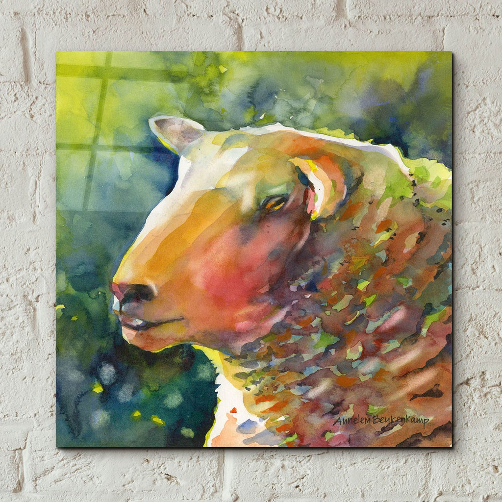 Ewe Look Baa-velous by Annelein Beukenkamp - 12x12 acrylic wall art in a room