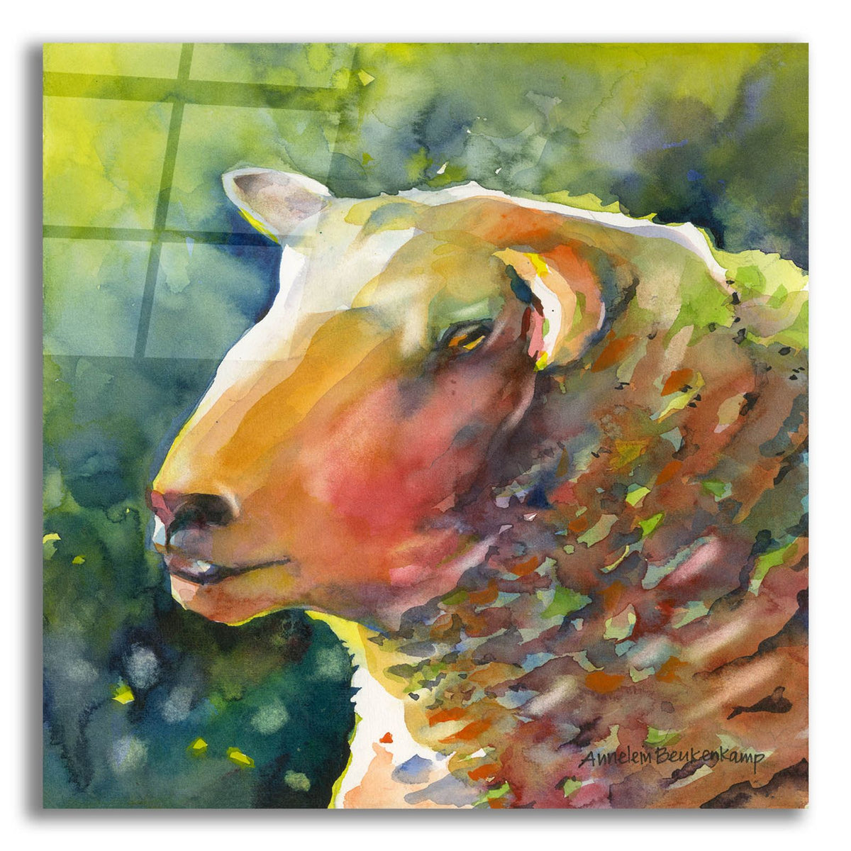 Ewe Look Baa-velous by Annelein Beukenkamp acrylic glass wall art