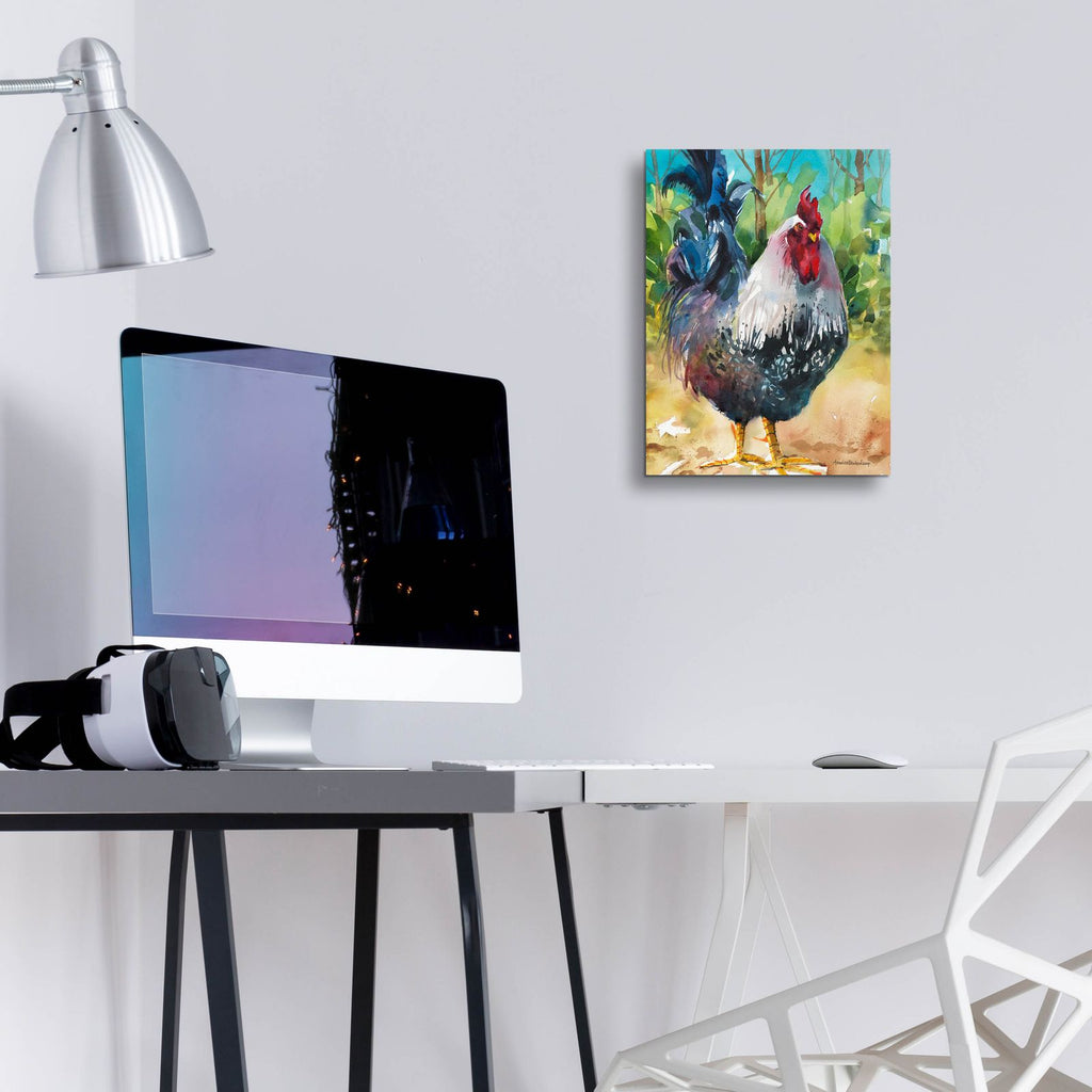 Face-off by Annelein Beukenkamp - 12x16 acrylic wall art in a room