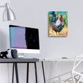 Face-off by Annelein Beukenkamp - 12x16 acrylic wall art in a room