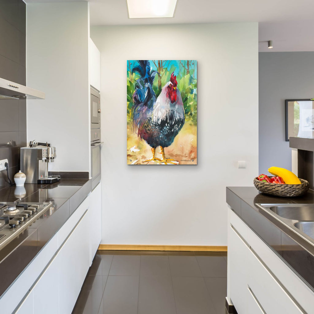 Face-off by Annelein Beukenkamp - 24x36 acrylic wall art in a room