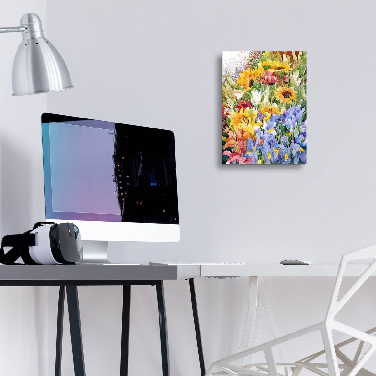 Flower Power by Annelein Beukenkamp - 12x16 acrylic wall art in a room