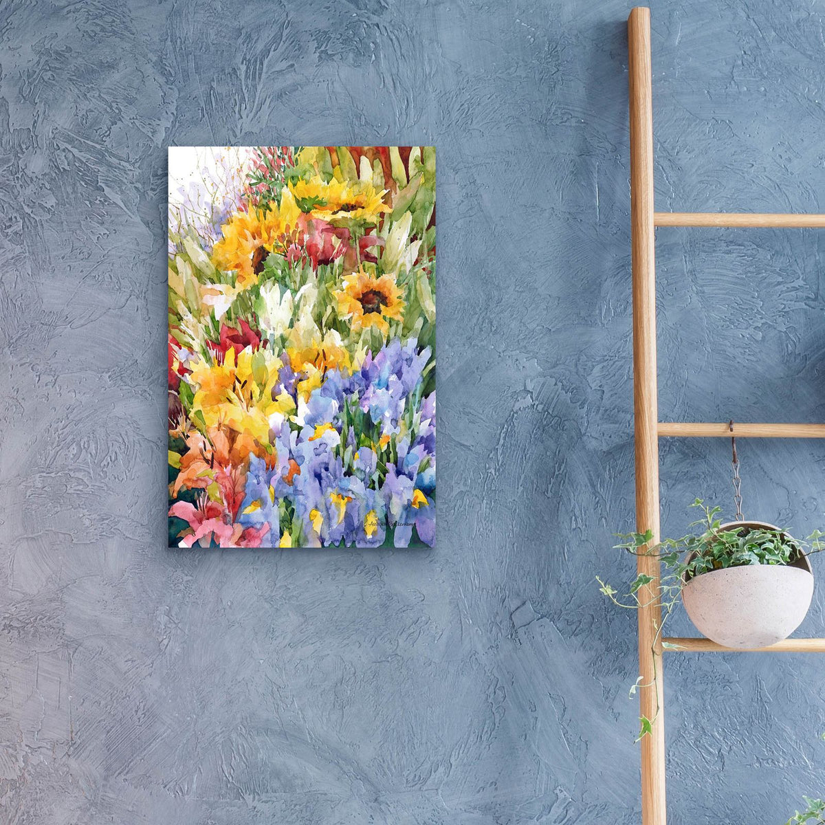 Flower Power by Annelein Beukenkamp - 16x24 acrylic wall art in a room