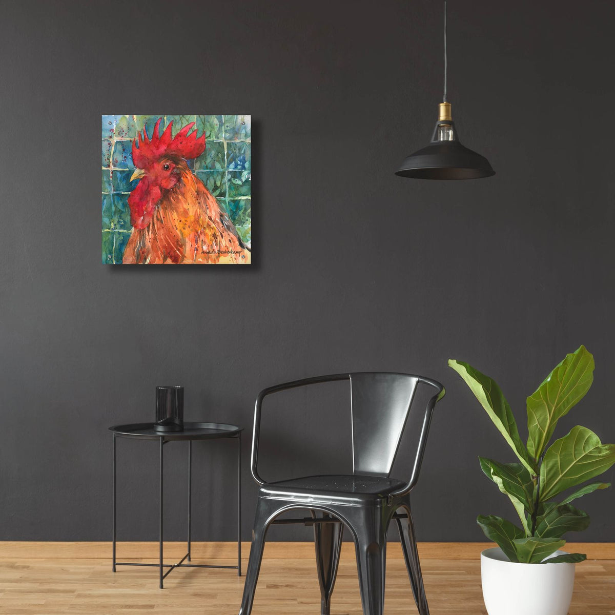 Formidable by Annelein Beukenkamp - 24x24 acrylic wall art in a room