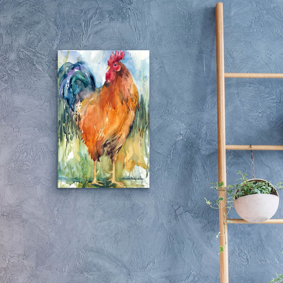 Free Range by Annelein Beukenkamp - 16x24 acrylic wall art in a room