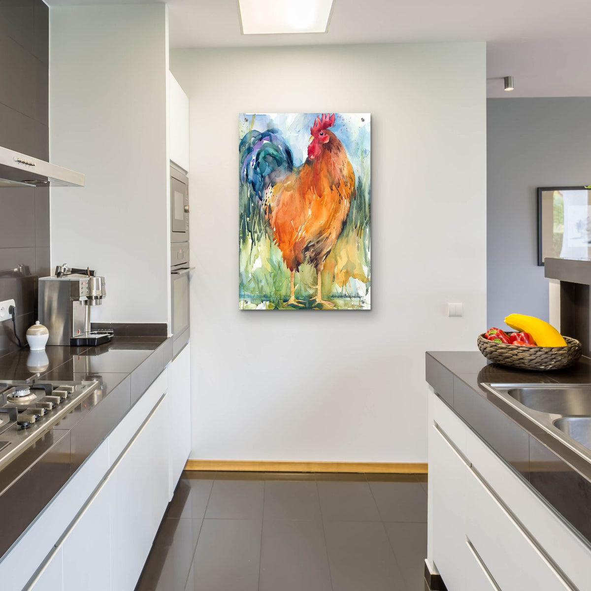 Free Range by Annelein Beukenkamp - 24x36 acrylic wall art in a room
