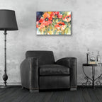 Garden Fireworks by Annelein Beukenkamp - 24x16 acrylic wall art in a room