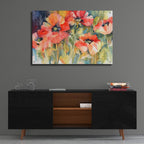 Garden Fireworks by Annelein Beukenkamp - 36x24 acrylic wall art in a room