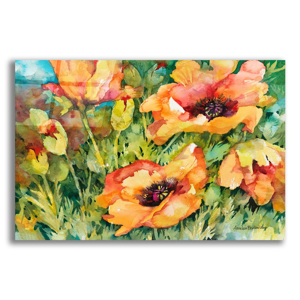 Garden Glow-up by Annelein Beukenkamp acrylic glass wall art