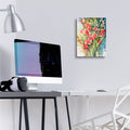 Gladiola Bunch by Annelein Beukenkamp - 12x16 acrylic wall art in a room