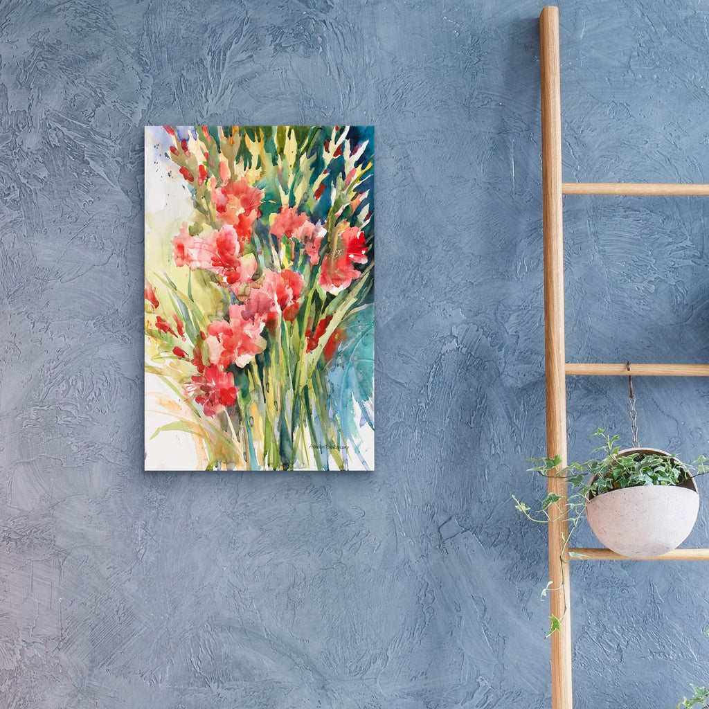 Gladiola Bunch by Annelein Beukenkamp - 16x24 acrylic wall art in a room