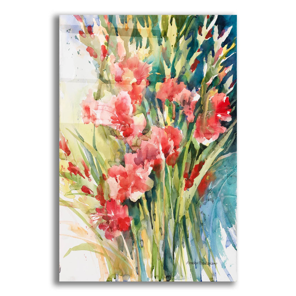 Gladiola Bunch by Annelein Beukenkamp acrylic glass wall art