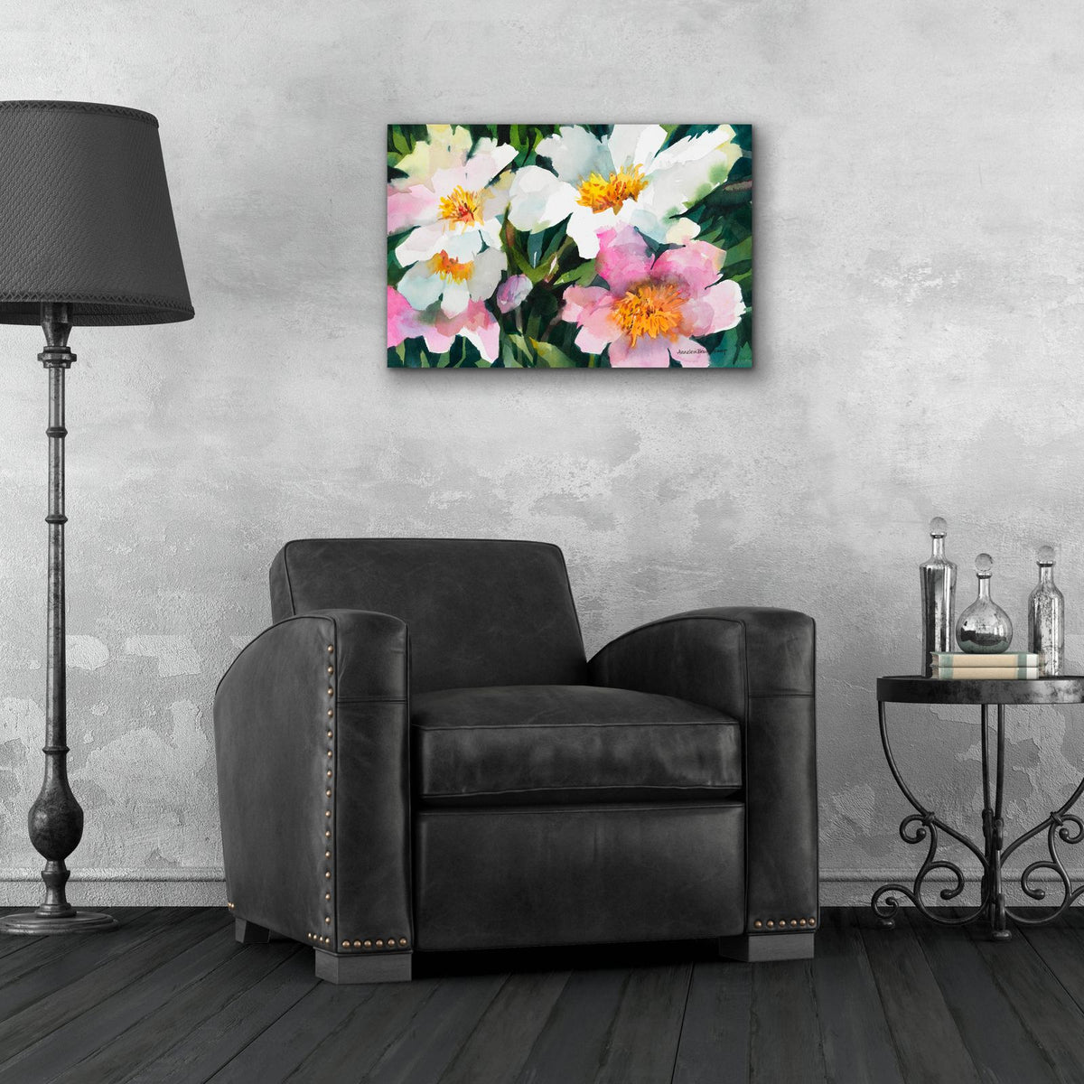 Group Effort by Annelein Beukenkamp - 24x16 acrylic wall art in a room