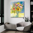 Harvest by Annelein Beukenkamp - 36x36 acrylic wall art in a room