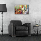 Head Of The Roost by Annelein Beukenkamp - 24x16 acrylic wall art in a room