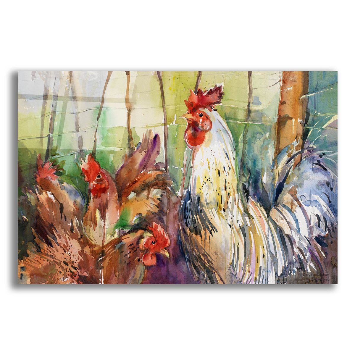 Head Of The Roost by Annelein Beukenkamp acrylic glass wall art