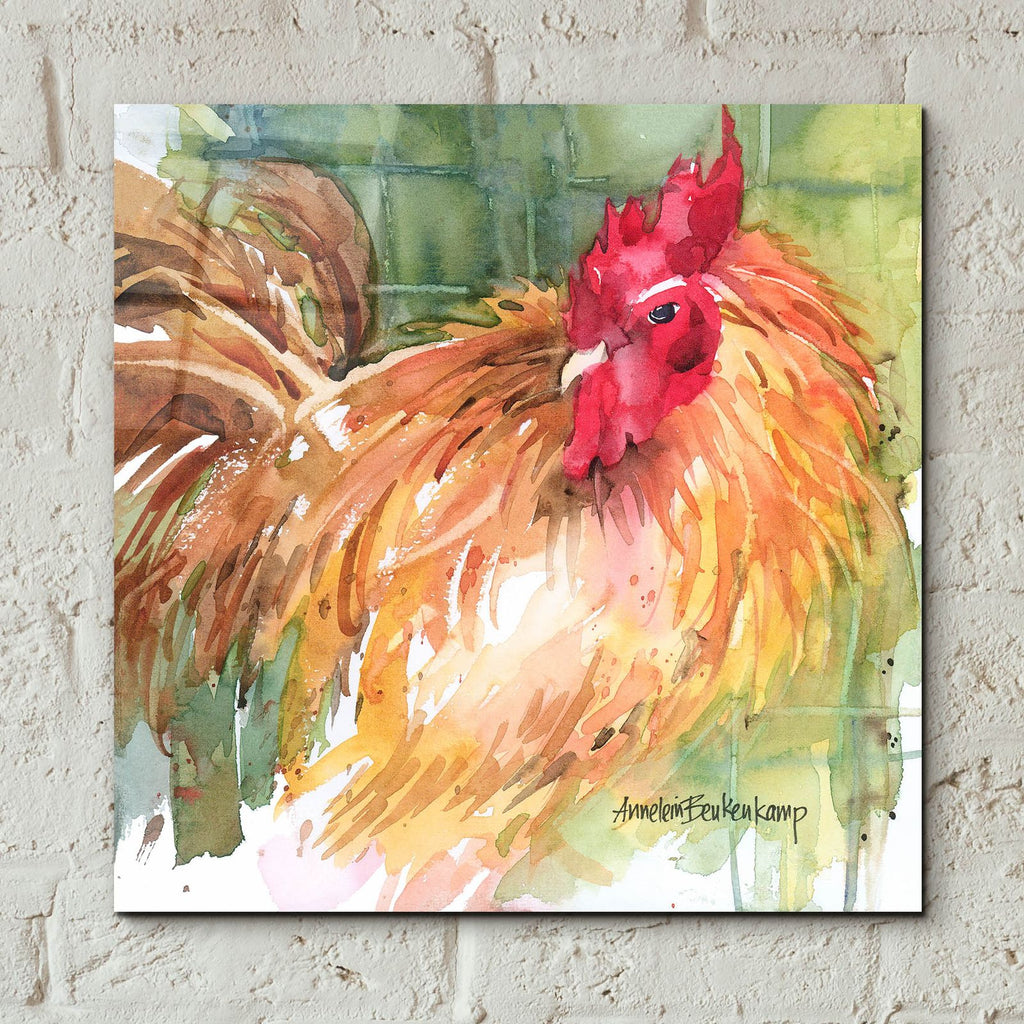 Here's Looking At You by Annelein Beukenkamp - 12x12 acrylic wall art in a room