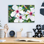 Hibiscus Hypnosis by Annelein Beukenkamp - 16x12 acrylic wall art in a room