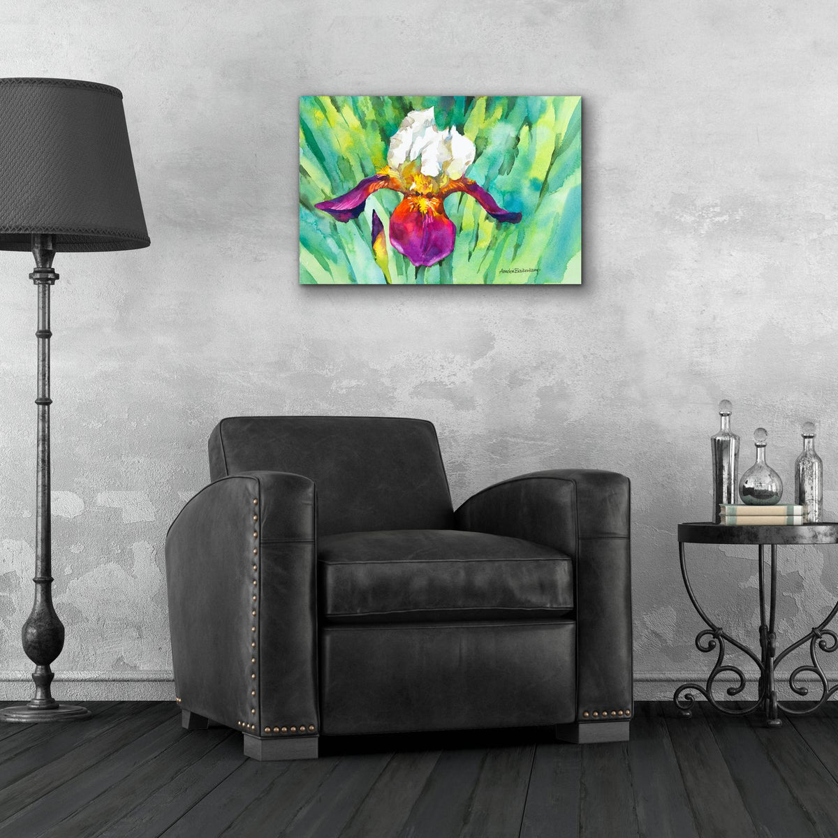 I'll Go First by Annelein Beukenkamp - 24x16 acrylic wall art in a room