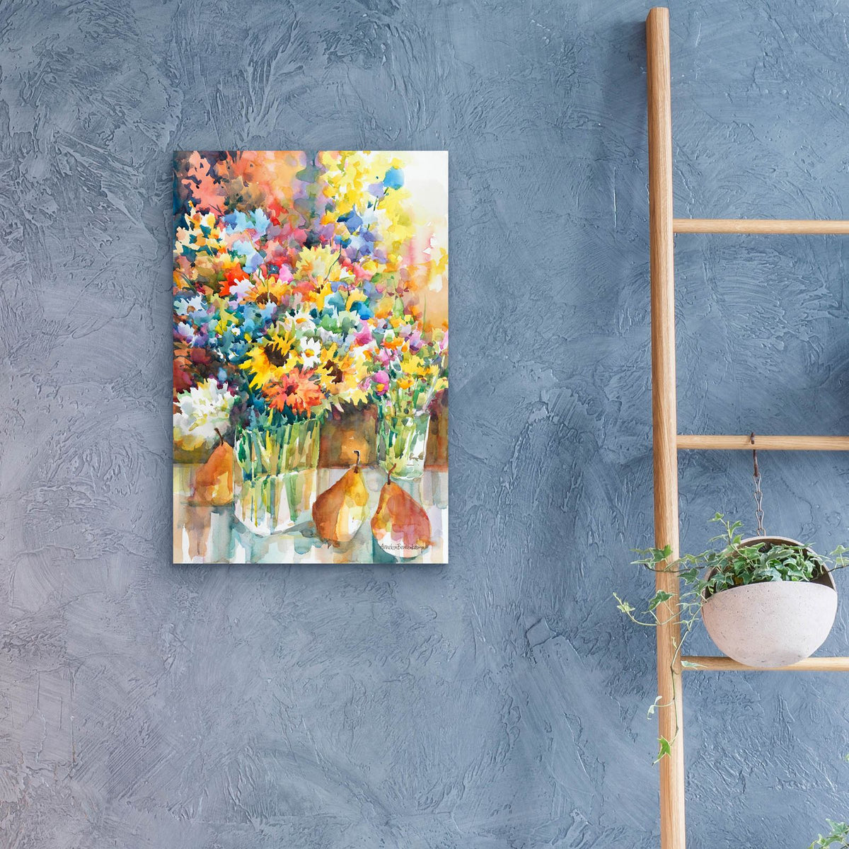 Inside Garden by Annelein Beukenkamp - 16x24 acrylic wall art in a room