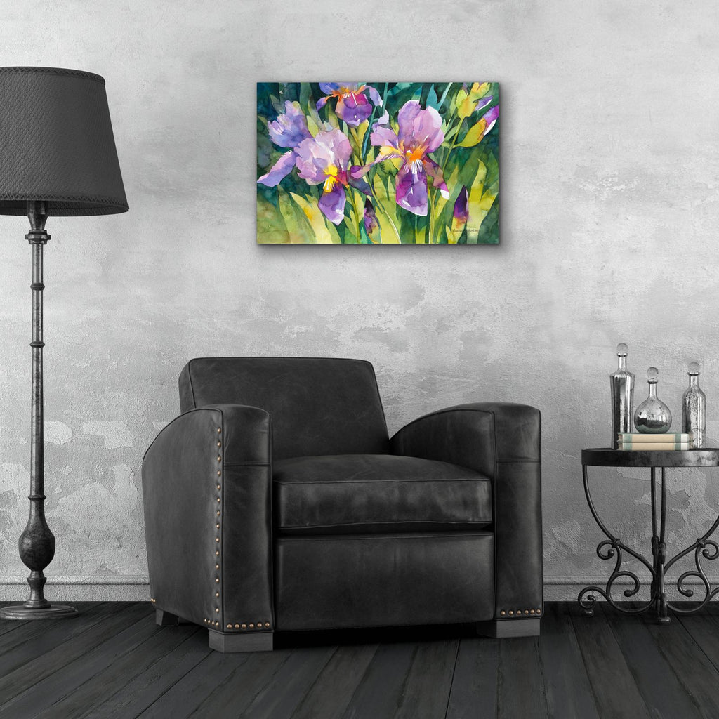 Interlocking by Annelein Beukenkamp - 24x16 acrylic wall art in a room