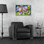 Interlocking by Annelein Beukenkamp - 24x16 acrylic wall art in a room