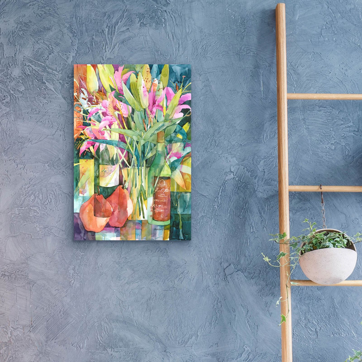 Kaleidescope by Annelein Beukenkamp - 16x24 acrylic wall art in a room