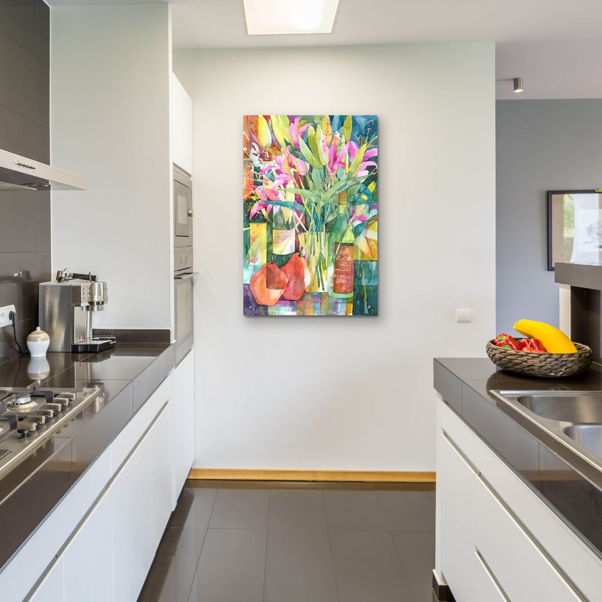Kaleidescope by Annelein Beukenkamp - 24x36 acrylic wall art in a room