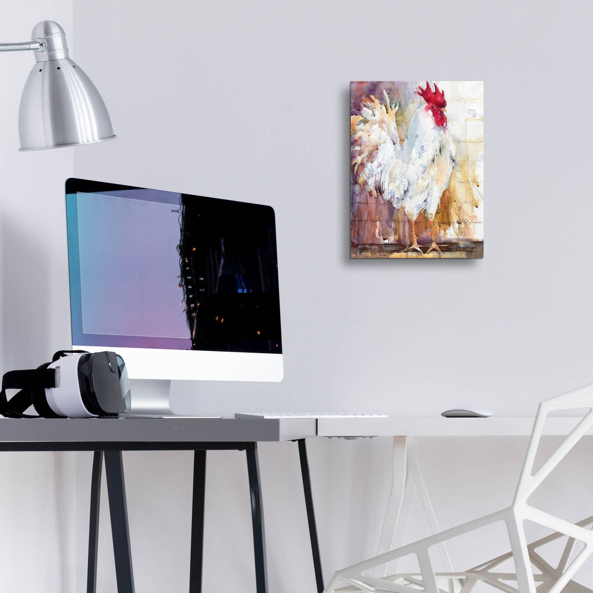 Leghorn by Annelein Beukenkamp - 12x16 acrylic wall art in a room