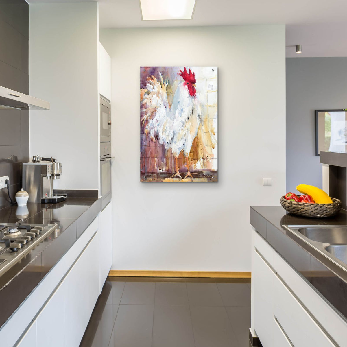 Leghorn by Annelein Beukenkamp - 24x36 acrylic wall art in a room