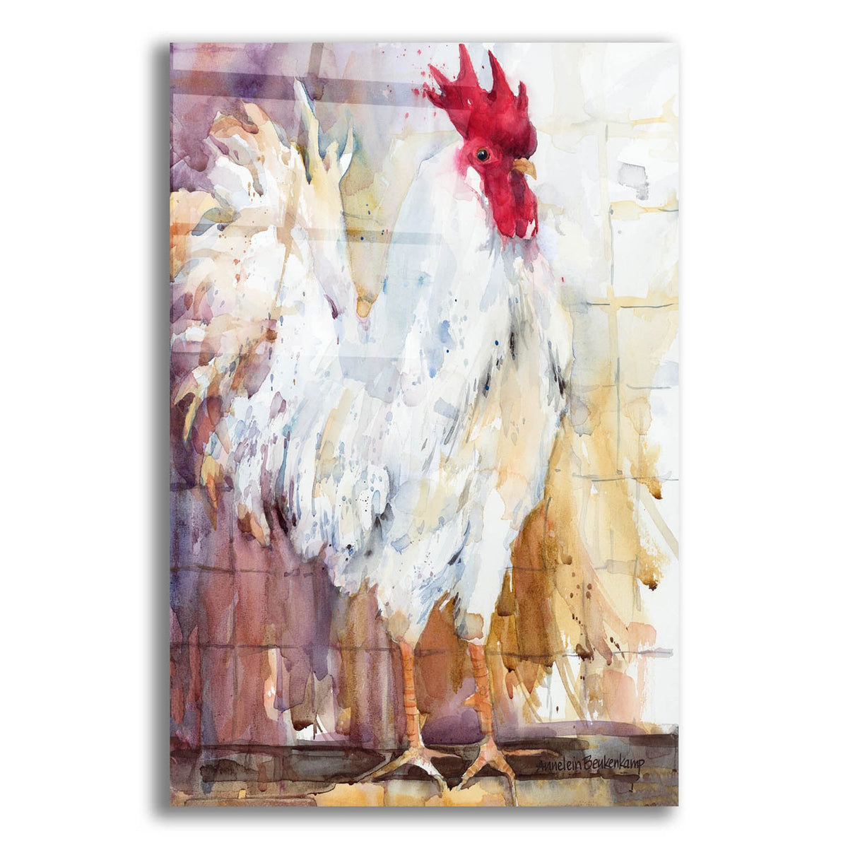 Leghorn by Annelein Beukenkamp acrylic glass wall art