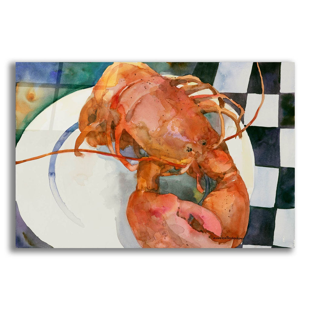 Lobster by Annelein Beukenkamp acrylic glass wall art