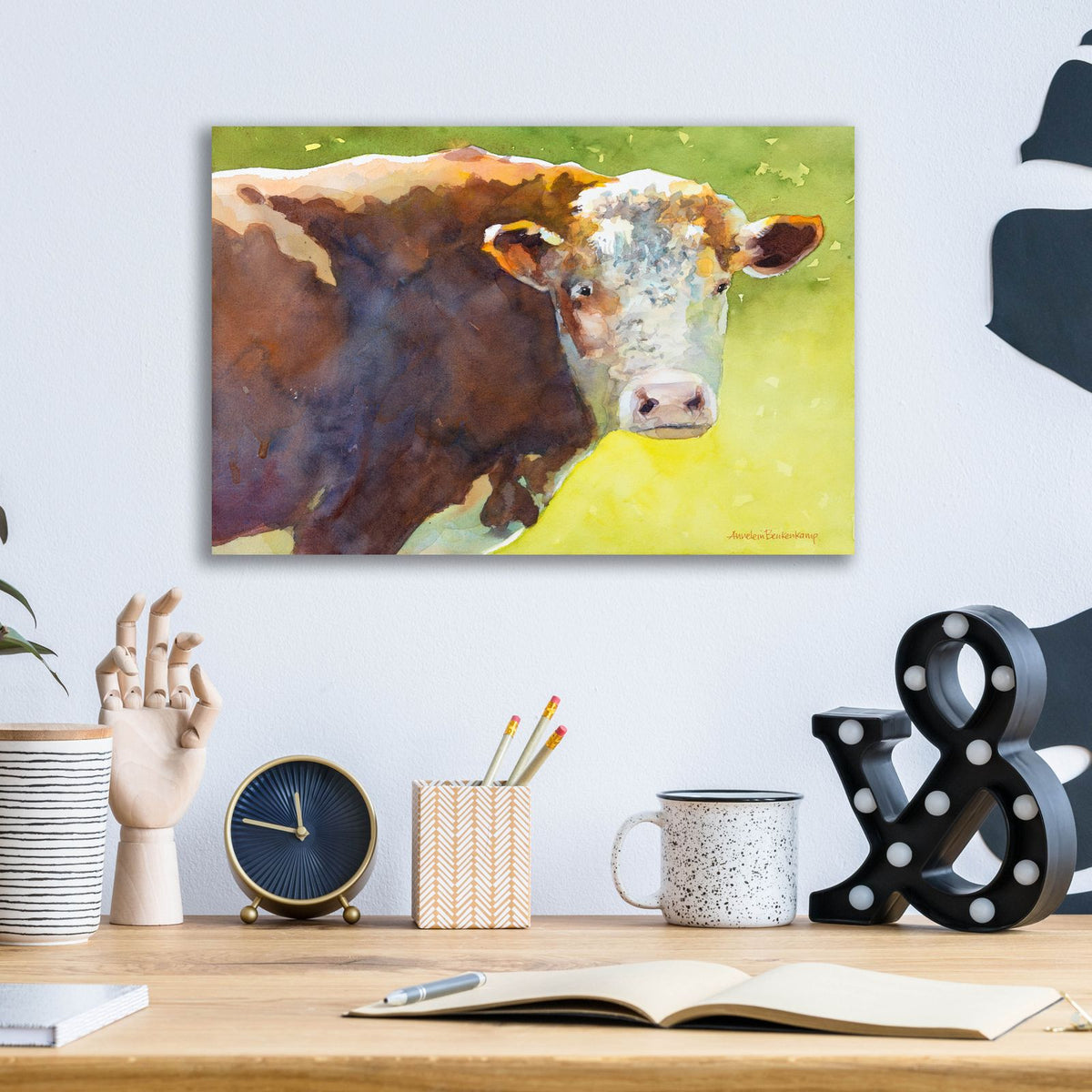 Maybell by Annelein Beukenkamp - 16x12 acrylic wall art in a room