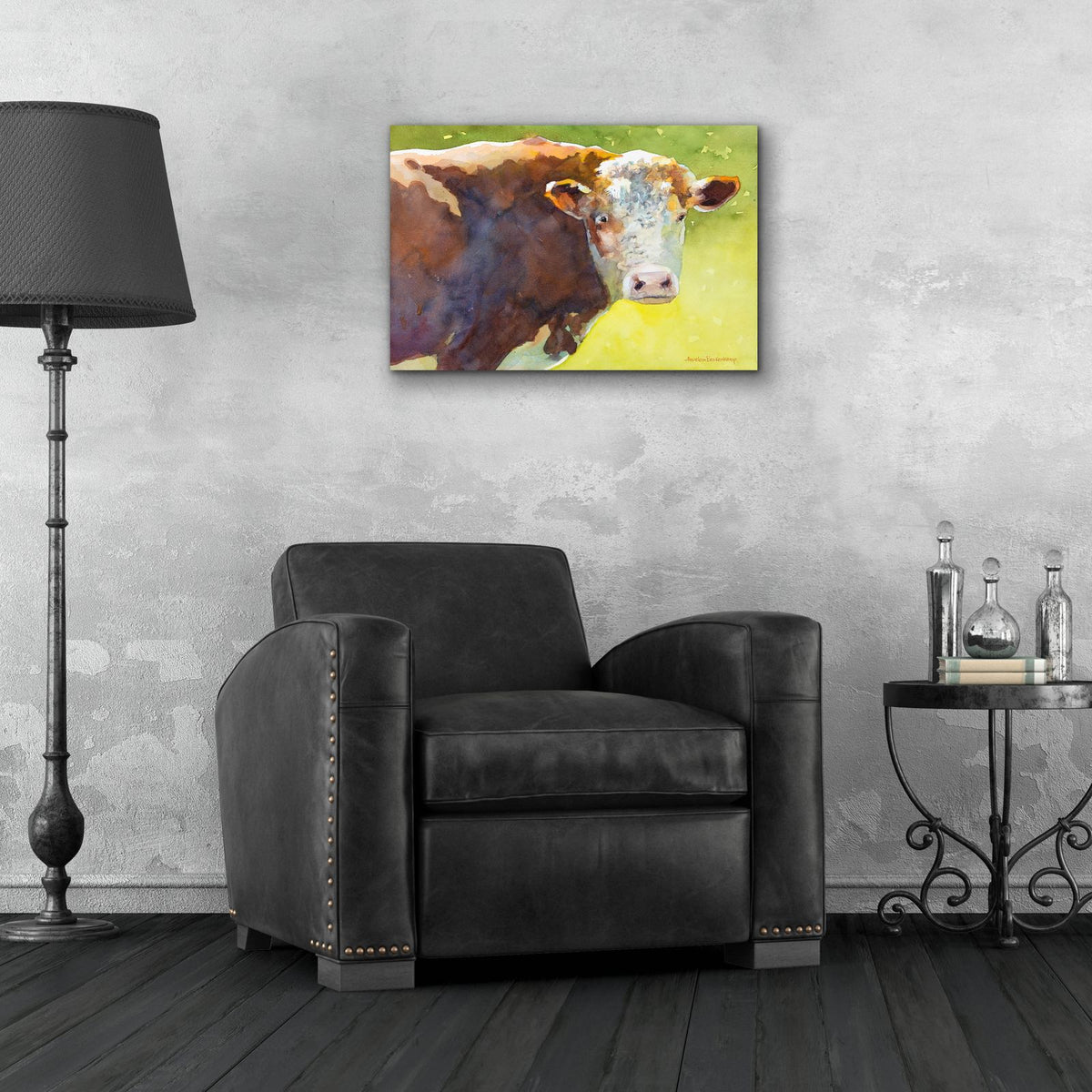 Maybell by Annelein Beukenkamp - 24x16 acrylic wall art in a room