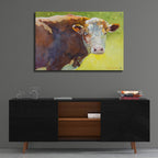 Maybell by Annelein Beukenkamp - 36x24 acrylic wall art in a room