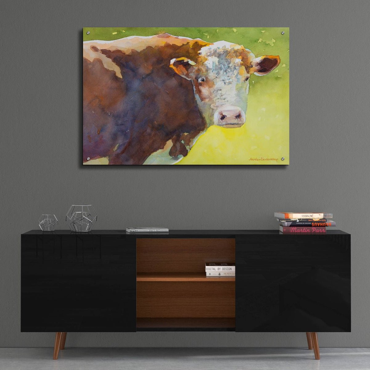 Maybell by Annelein Beukenkamp - 36x24 acrylic wall art in a room