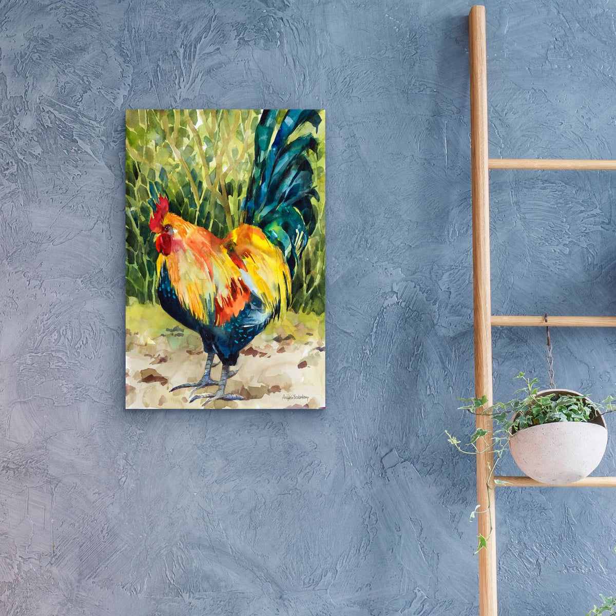 Mr Marvelous by Annelein Beukenkamp - 16x24 acrylic wall art in a room