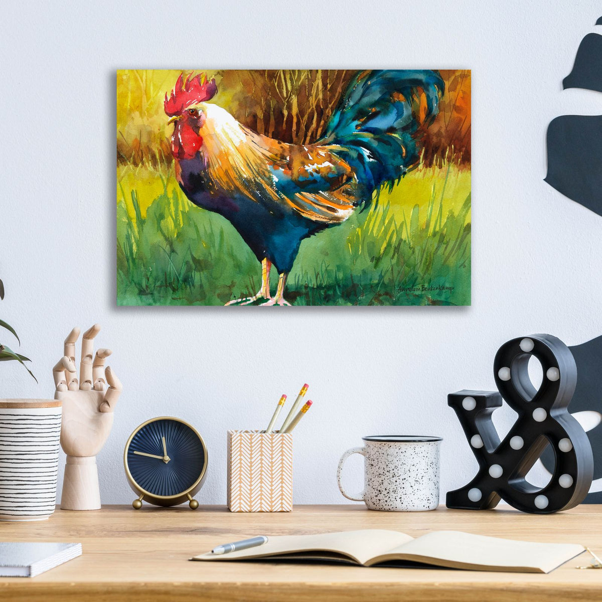 My Best Side by Annelein Beukenkamp - 16x12 acrylic wall art in a room