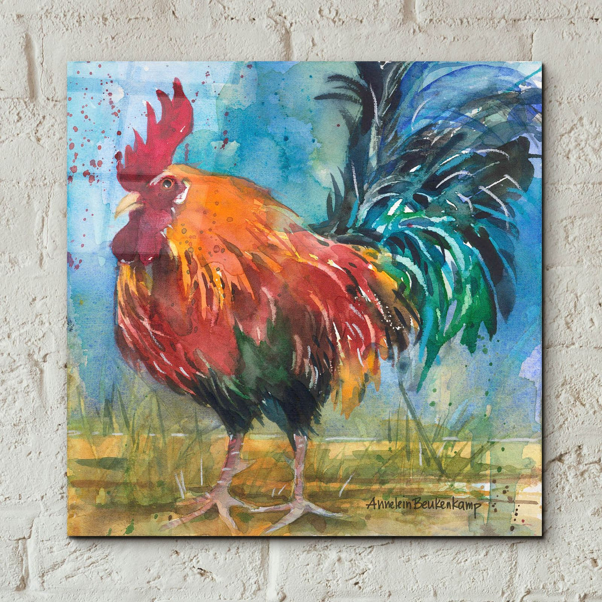 My Turf by Annelein Beukenkamp - 12x12 acrylic wall art in a room